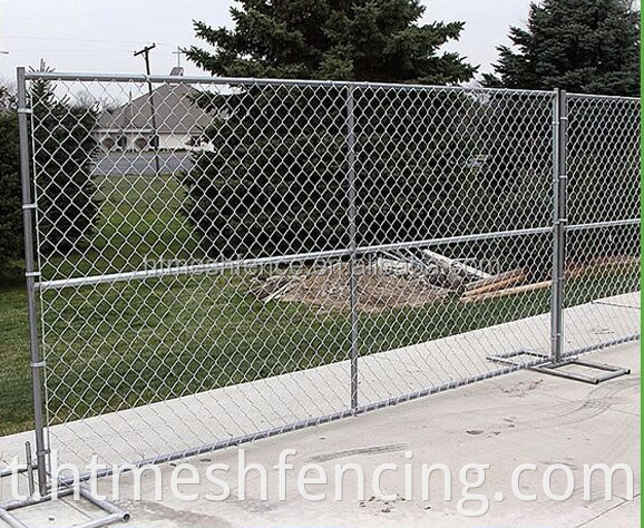 Edilizia galvanizzata all'ingrosso 2100*2400 mm Fence a catena temporanea